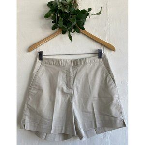 COPY - Adidas Women's Shorts Solid Stretch Athletic Pocket Size 6 Ecru Tan NWT …